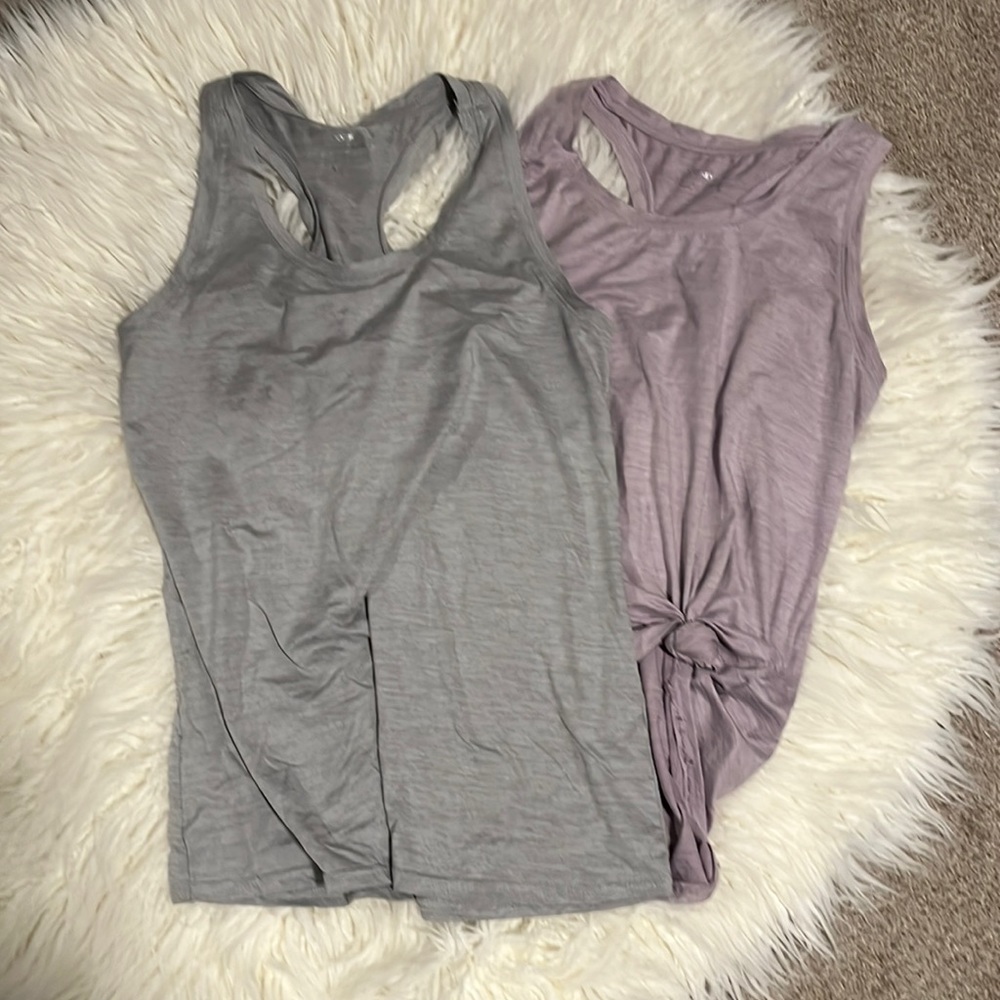 Jockey racerback yoga tops size medium
